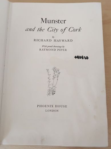 Munster and the City of Cork by Richard Hayward 1964 FREEPOST