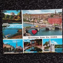 Ireland Postcard : Greetings From Co. Cork - Multi-view - A John Hinde Giant Postcard