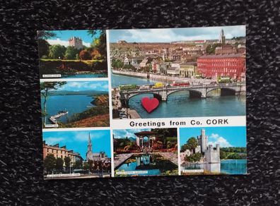Ireland Postcard : Greetings From Co. Cork - Multi-view - A John Hinde Giant Postcard