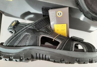New sandles black caterpillar in box