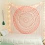 NEW SALE | Rose Gold Elephant Mandala Tapestry For Bedroom- Aesthetic Tapestry - Indie Wall Tapestry Hippie Room Decor - Boho Tapestrys -Trippy Small Tapestry Wall Hanging 30x40 Inches Image 2