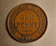 Australian Penny 1916