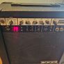 Aria electric guitar with Zoom Fire-15 Amp Image 6