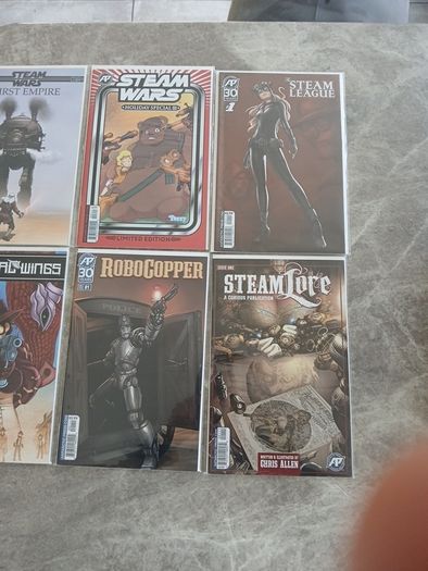 Steampunk comics bundle/joblot 18 issues. Freepost