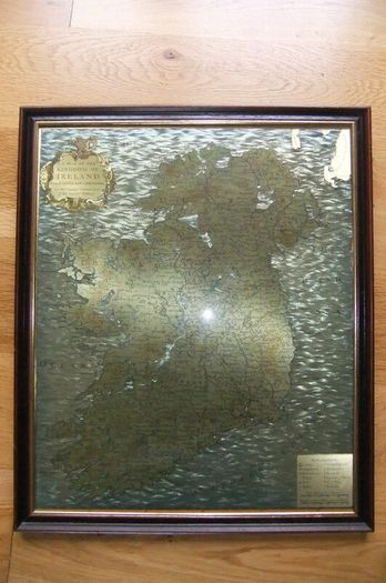 Map Kingdom of Ireland from Mr. Tindal's Continuation of Mr. Rapin's History".