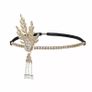 1920's Headpiece Flapper Party Headband Costume Party Fascinator Vintage Crystal Rhinestone Crystal Rhinestone Headpiece Image 4