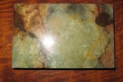 Unique Pakistani Brown &amp; Green Onyx Plinth / Base