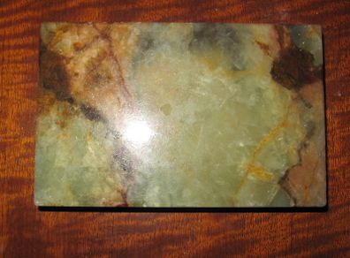 Unique Pakistani Brown & Green Onyx Plinth / Base