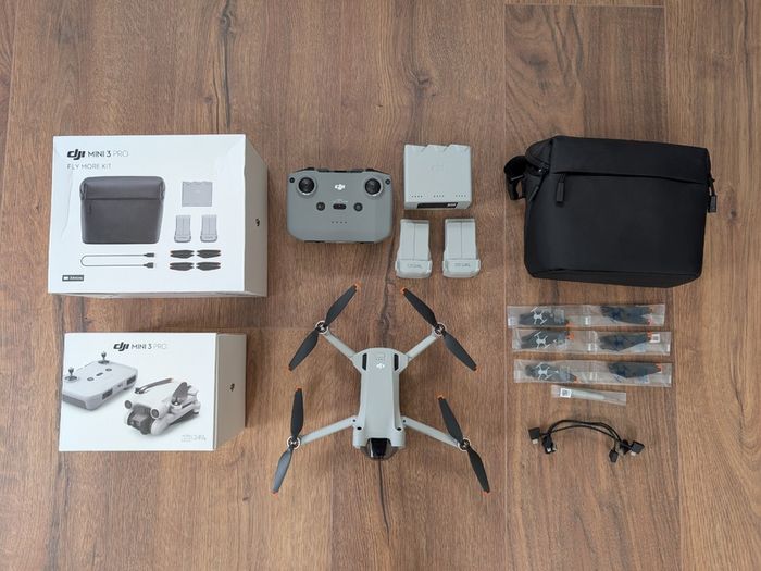 DJI Mini 3 Pro with Fly More Kit (Like New, 13 minutes flight time)