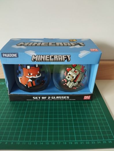 Minecraft Glass Set (2 Pack)  Paladone