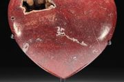 Polished Heart-Shaped Red Jasper Specimen - Natural Stone