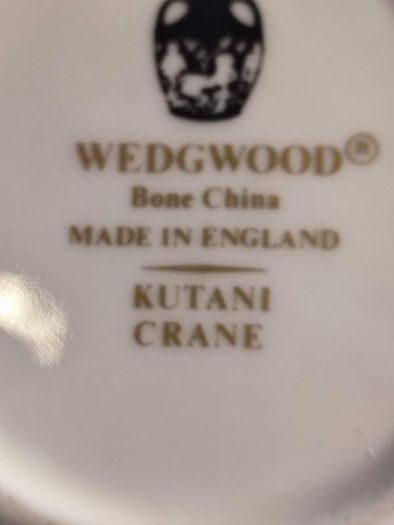 Wedgwood Kutani Crane Bone China Bud Vase Made in England