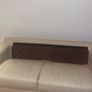 Cream Leather 4-Seater Sofa Image 7