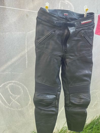 Genuine leather motorbike trousers and jacket size M