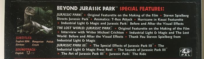 Jurassic Park Trilogy Boxset [1993-2001] [3xMovie DVD]