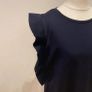Cos navy fancy sleeve top size 10 Image 2