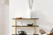 Console table Faux Marble  Console Table Side Table Entrance Table End Table 3 Tiers