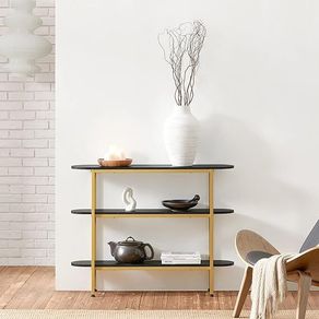 Console table Faux Marble  Console Table Side Table Entrance Table End Table 3 Tiers
