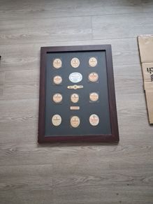 Framed Vintage Guinness Labels