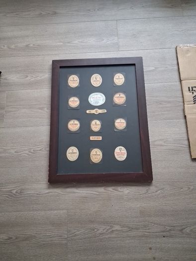 Framed Vintage Guinness Labels