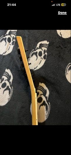 JACKSON DINKY GUITAR NECK MADE IN JAPAN 2004 REVERSED HEADSTOCK 24 frets Neck Maple Fretboard Ebony, Rosewood, Maple perfect condition electric guitar parts accessories
