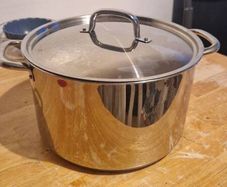 10L stainless steel pot