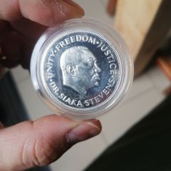 1974 Sierra Leone Silver Proof Coin