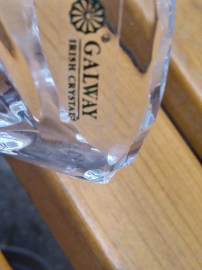 Vintage Galway Cornucopic Horns Crystal