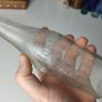 189 - Vintage John Daly Mineral Water Cork Decorative Collectible Clear Glass Bottle Image 3