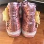 Pink Canvas High Top Trainers From Replay Image 2