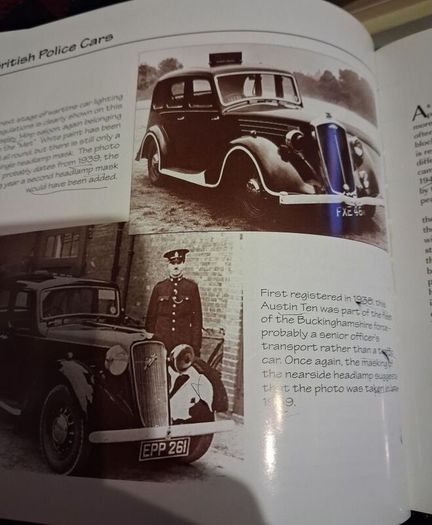 British Police Cars / 1930s to 1970s / 2001