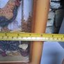 Vintage farm scene Clock chickens Image 4