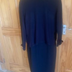 Hobbs Navy bolero cover all size 14 medium