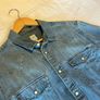 H&M blue denim western shirt - size Large Image 2