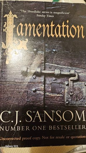 Lamentation by C.J. Sansom.