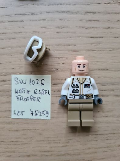 lego sw1026 hoth rebel trooper, set star wars 75259