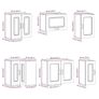 11 Piece Kitchen Cabinet Set Black Image 9