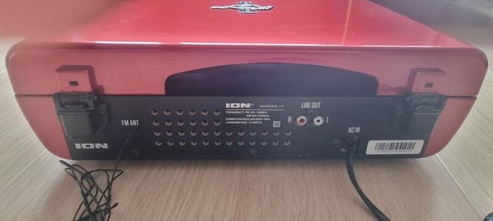 ION Mustang 4-in-1 Turntable Entertainment System - Red