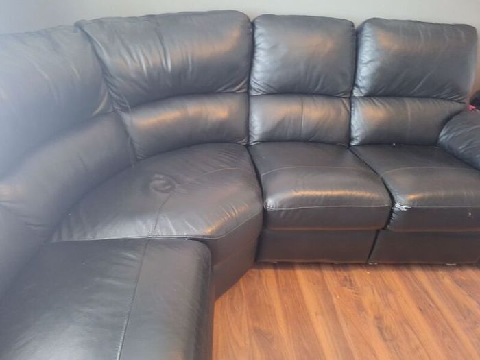 Leather sofa