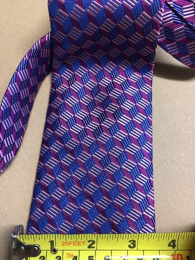Designer silk tie PINK