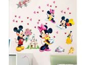 Nice Mickey Mouse Love Minnie Wall Stickers for Children's Room.