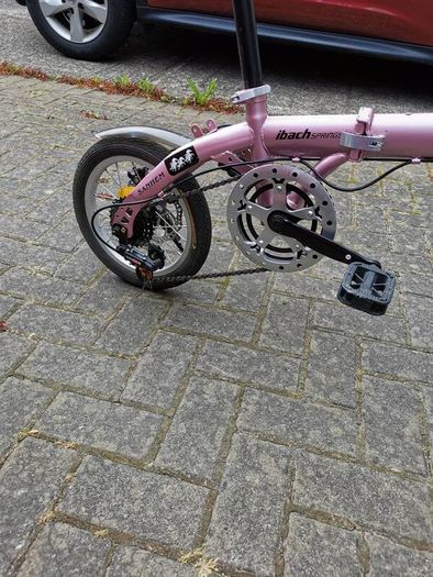 Small folding bike for adults or younger