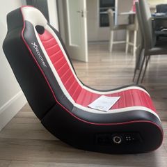 X Rocker Gaming Chair, Red, Black & White