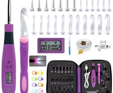 Brand New Light-Up Crochet Hook Set