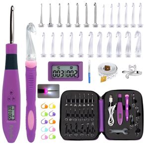 Brand New Light-Up Crochet Hook Set