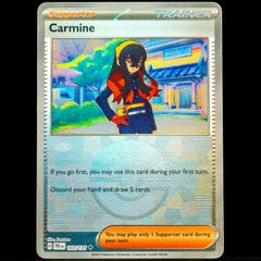 Carmine 103/131 Reverse Pokeball Prismatic Evolutions Pokemon Card Trainer