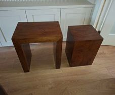 Nest of tables - Walnut pair of tables from Next.