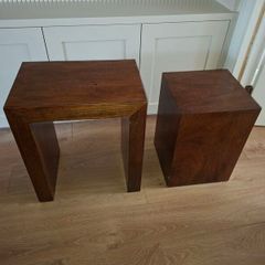 Nest of tables - Walnut pair of tables from Next.