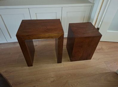 Nest of tables - Walnut pair of tables from Next.