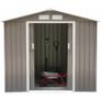 7ft. W X 4ft. D Metal Apex Garden Shed (free Postage) Image 4